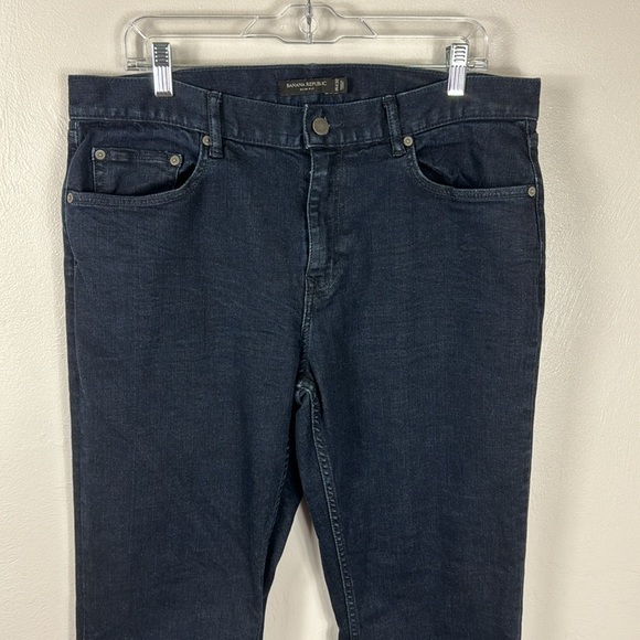 Banana Republic Denim Jeans Men's Slim 32 Blue Stretch 5-Pocket EUC - Picture 5 of 12
